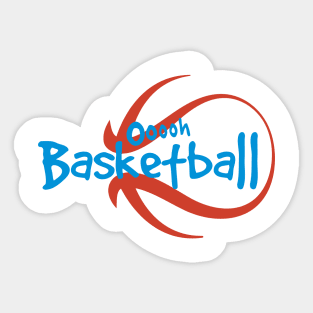 Oooh Basketball Sticker